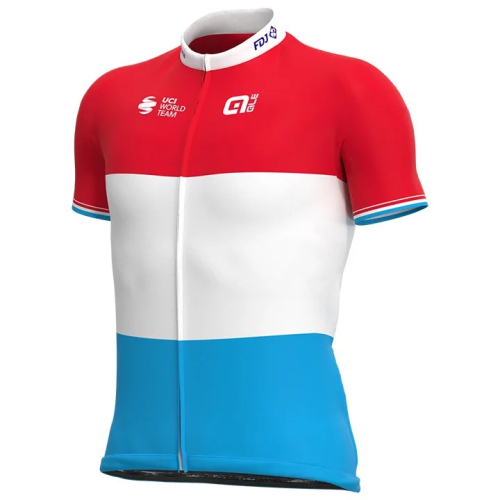 2021 Team FDJ Luxembourg Champion Cycling Jersey And Bib Shorts Set