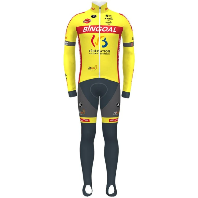 SET WALLONIE BRUXELLES 2021 (2 TEILE) NEONGELB