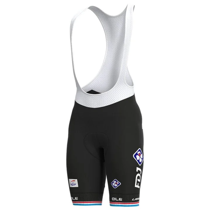 2021 Team FDJ Luxembourg Champion Cycling Jersey And Bib Shorts Set