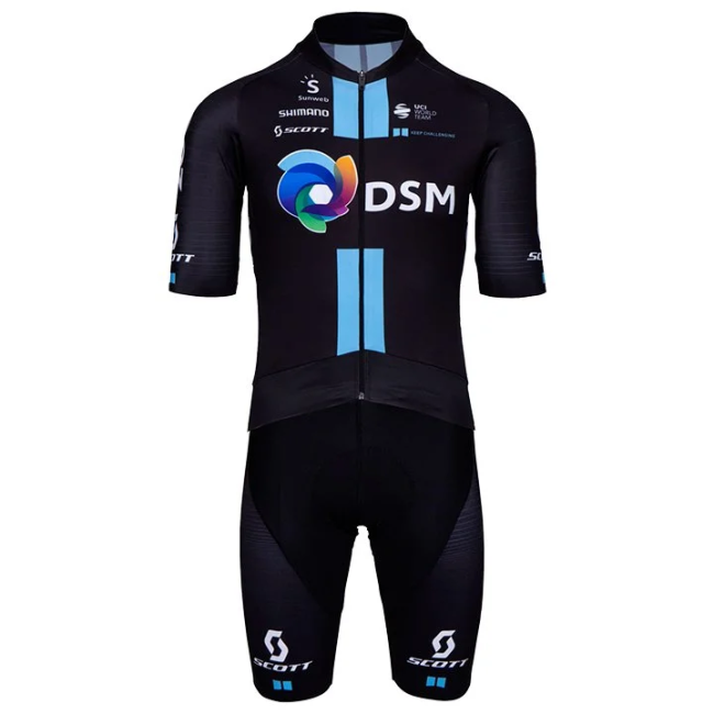 SET TEAM DSM AERO PRO TEAM 2021 (2 TEILE) SCHWARZ