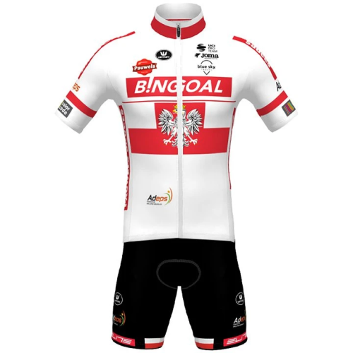 SET BINGOAL-WALLONIE BRUXELLES POLNISCHER MEISTER 2021 (2 T) WEISS - ROT