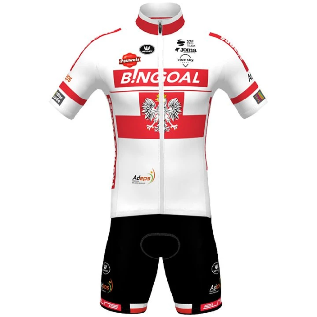 SET BINGOAL-WALLONIE BRUXELLES POLNISCHER MEISTER 2021 (2 T) WEISS - ROT
