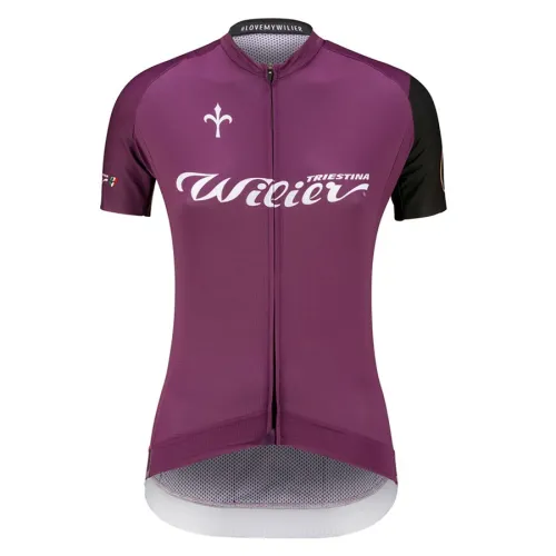 2021 Wilier Club Purple Women Cycling Jersey And Shorts Set