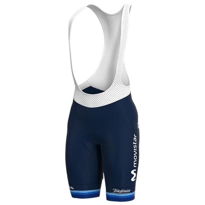 2021 Movistar Women Europe Champion Cycling Jersey And Bib Shorts Set