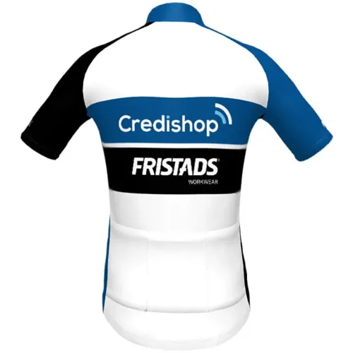 CREDISHOP-FRISTADS KURZARMTRIKOT 2021 WEISS - SCHWARZ - BLAU