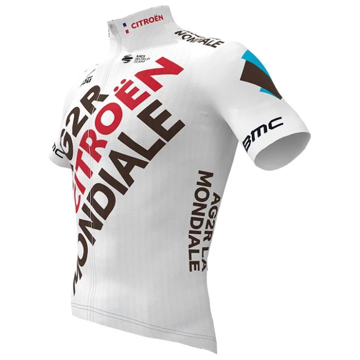 SET AG2R CITROËN TEAM 2021 (2 TEILE) WEISS - BRAUN - ROT