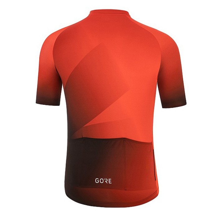 2021 Gore Fade Red Cycling Jersey And Bib Shorts Set