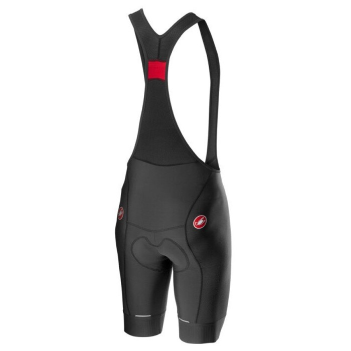 2021 Cаstelli Scorpione Black-Red Cycling Jersey And Bib Shorts Set