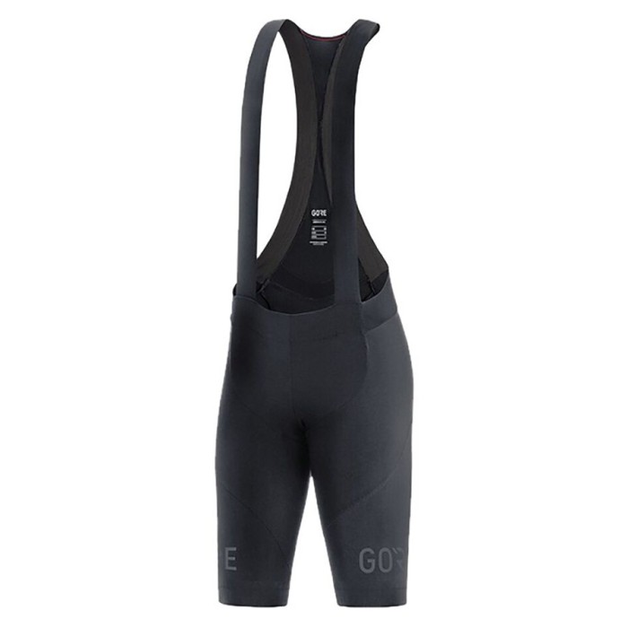 2021 Gore Flash Black-Grey Cycling Jersey And Bib Shorts Set