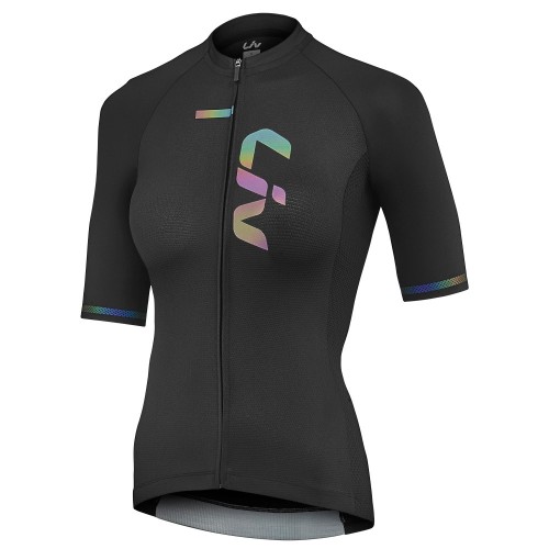 2021 Liv Team Women Black Cycling Jersey And Bib Shorts Set