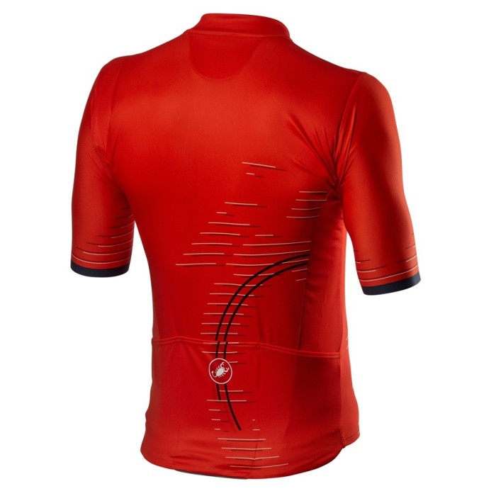 2021 Cаstelli Scorpione Red Cycling Jersey And Bib Shorts Set