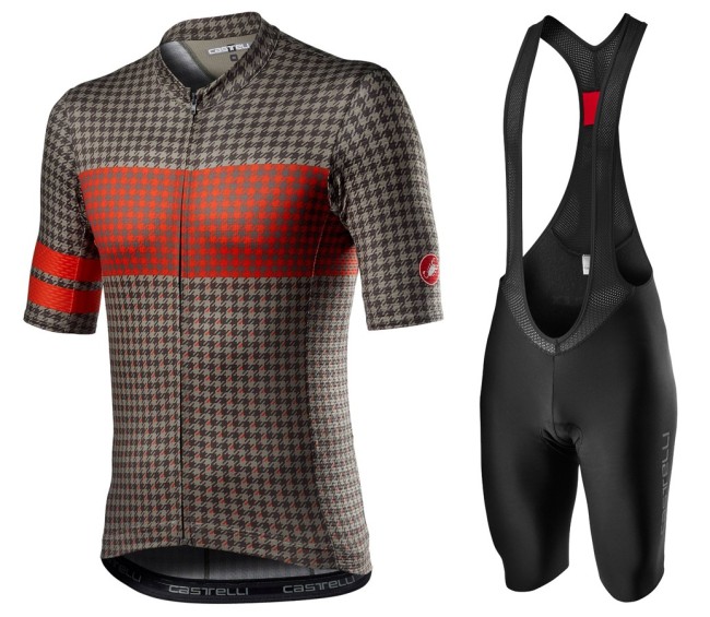 2021 Cаstelli LH Cycling Jersey And Bib Shorts Set