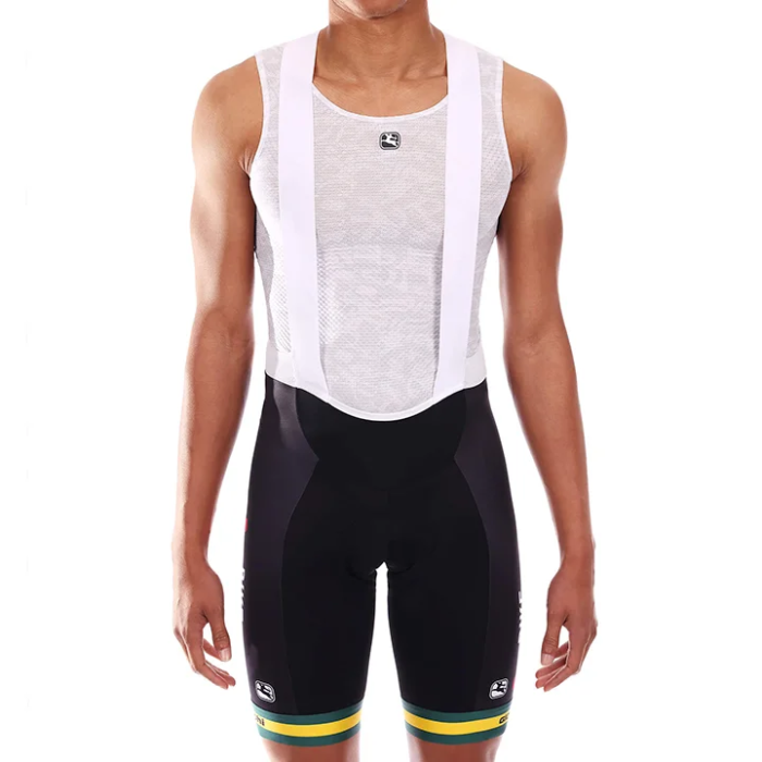 2021 TEAM BIKEEXCHANGE AUSTRALISCHER MEISTER Cycling Jersey And Bib Shorts Set  WEISS