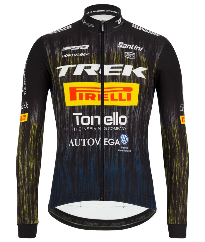 2021 Team Trek-Pirelli Winter Siits Cycling Jersey Long Sleeve Cycling bib Pants Cycling Kits Strap