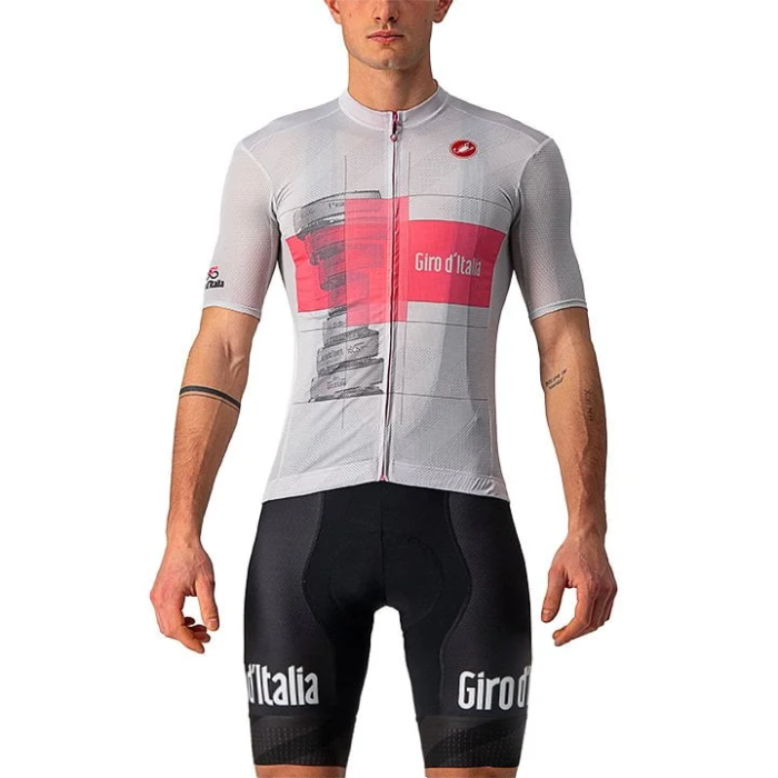 SET GIRO D'ITALIA TROFEO ROSA 2021 (2 TEILE) GRAU - PINK