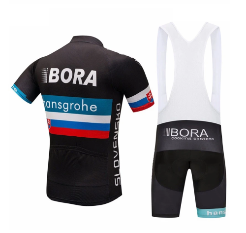 2019 Black Bora Cycling Jersey Cycling bib Shorts Maillot Ciclismo Cycling Kits