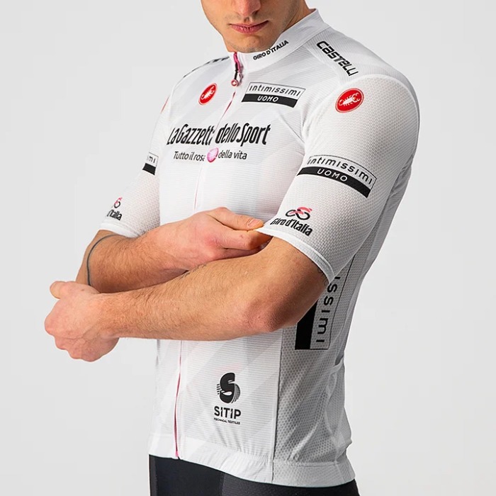 SET GIRO D'ITALIA MAGLIA BIANCA 2021 (2 TEILE) WEISS