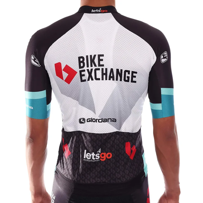 2021 TEAM BIKEEXCHANGE FRC Cycling Jersey And Bib Shorts Set WEISS - SCHWARZ - GRÜN