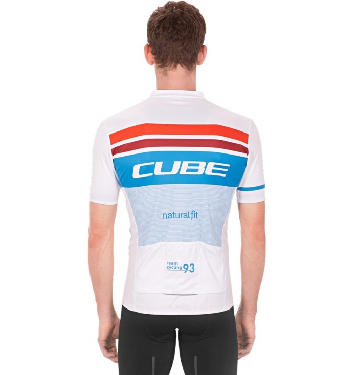 2020 Team Cube Pro Cycling White Cycling Jersey And Bib Shorts Set