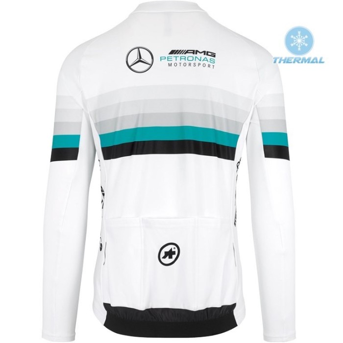 2020 Asos FF1 RS Benz White Thermal Cycling Jersey And Bib Pants Set