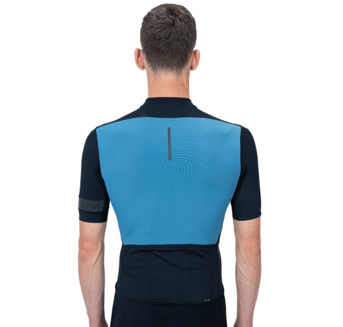 2020 Cube Black-Blue Cycling Jersey And Bib Shorts Set