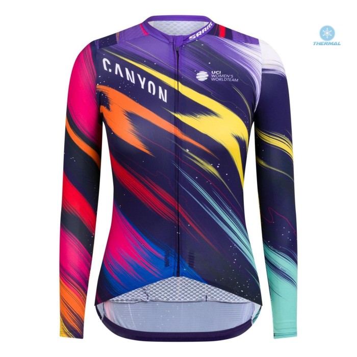 2020 Canyon Pro Team CS Women's Thermal Cycling Jersey And Pants Set