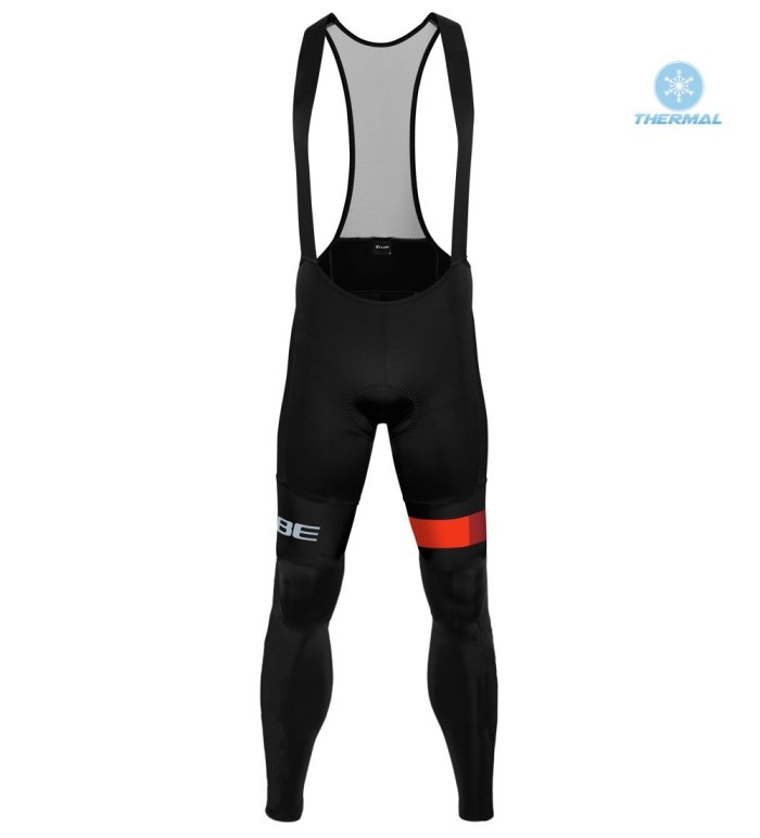 2020 CUBE Blue Pro Team Thermal Cycling Jersey And Bib Pants Set