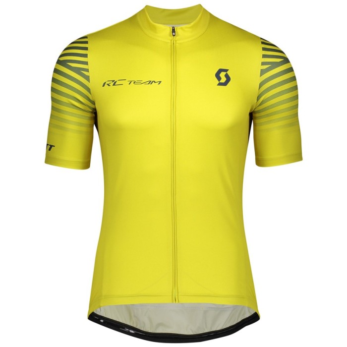 2020 Scott RC Pro Yellow Cycling Jersey And Bib Shorts Set