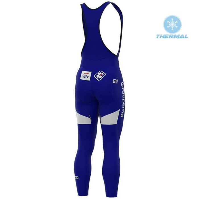 2020 Team FDJ Thermal Cycling Jersey And Bib Pants Set