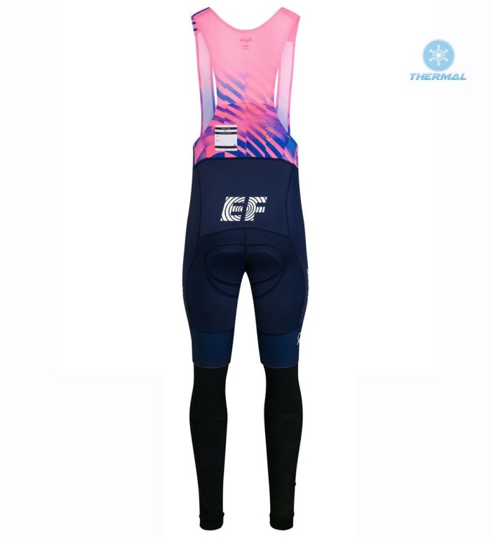 2020 EF Pro Cycling Team Pink Thermal Cycling Jersey And Bib Pants Set