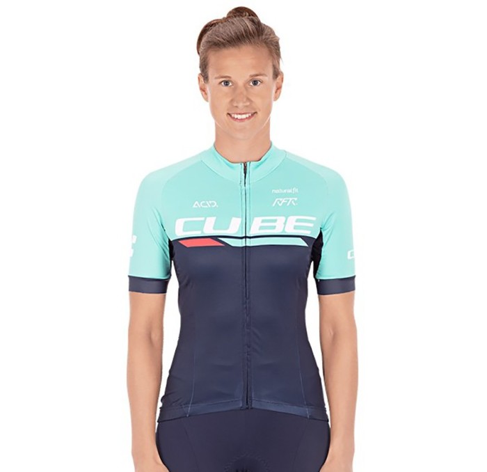 2020 Cube Team Pro Cycling Women Cycling Jersey And Shorts Set