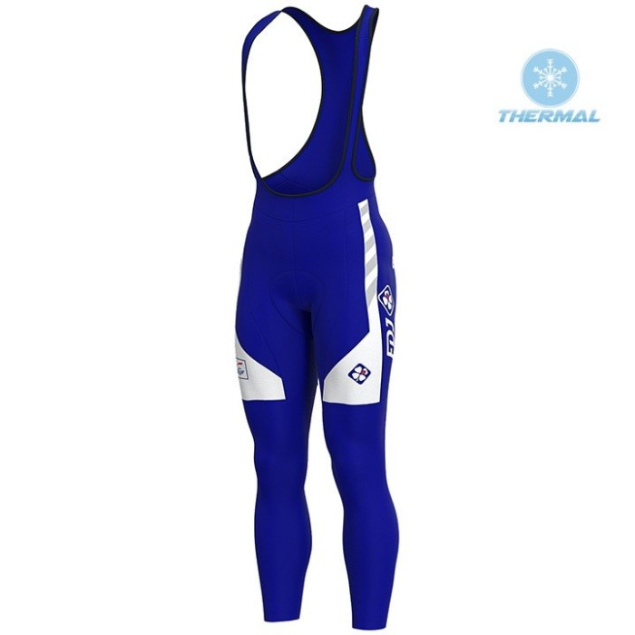 2020 Team FDJ Thermal Cycling Jersey And Bib Pants Set