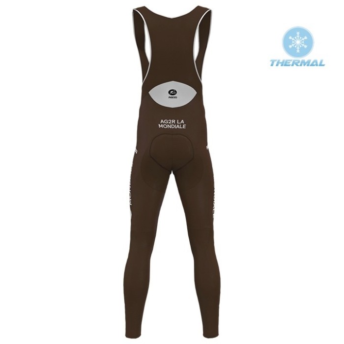 2020 Team AG2R Thermal Cycling Jersey And Bib Pants Set