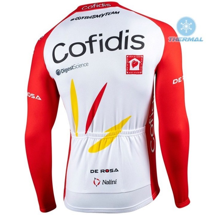 2020 Team Cofidis Pro Thermal Cycling Jersey And Bib Pants Set