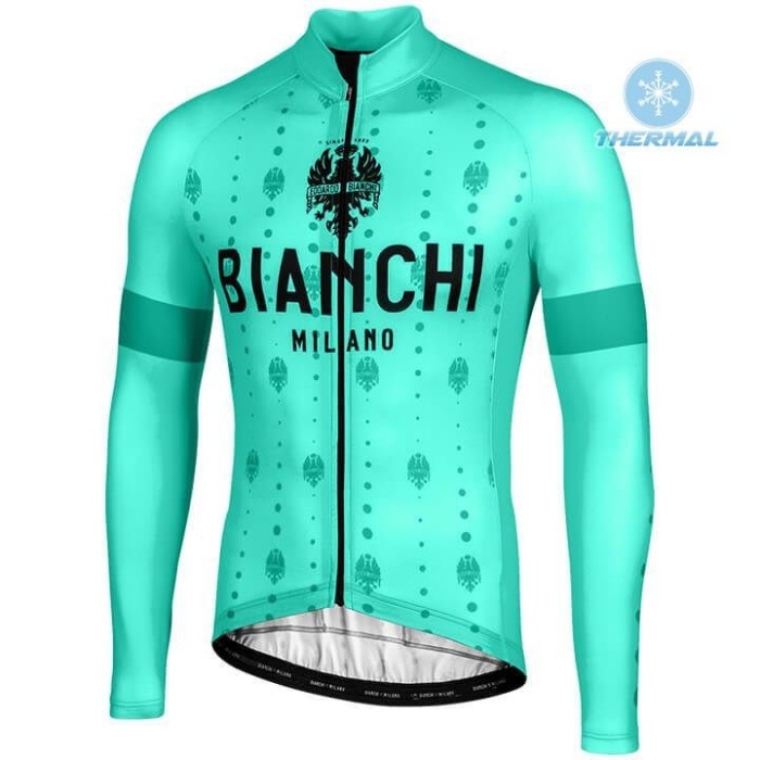 2020 Bianchi YDL Thermal Cycling Jersey And Bib Pants Set