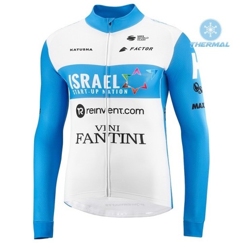 2020 Team ISRAEL STAT-UP NATION Thermal Cycling Jersey And Bib Pants Set