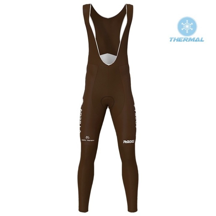 2020 Team AG2R Thermal Cycling Jersey And Bib Pants Set