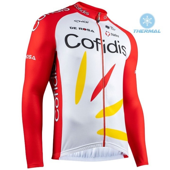 2020 Team Cofidis Pro Thermal Cycling Jersey And Bib Pants Set