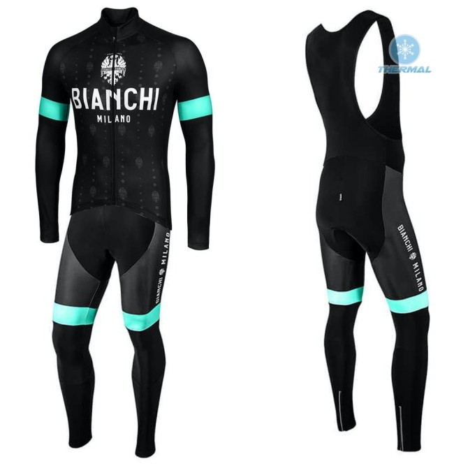 2020 Bianchi YDH Thermal Cycling Jersey And Bib Pants Set