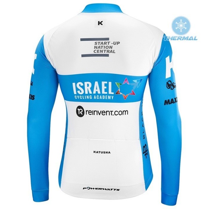 2020 Team ISRAEL STAT-UP NATION Thermal Cycling Jersey And Bib Pants Set