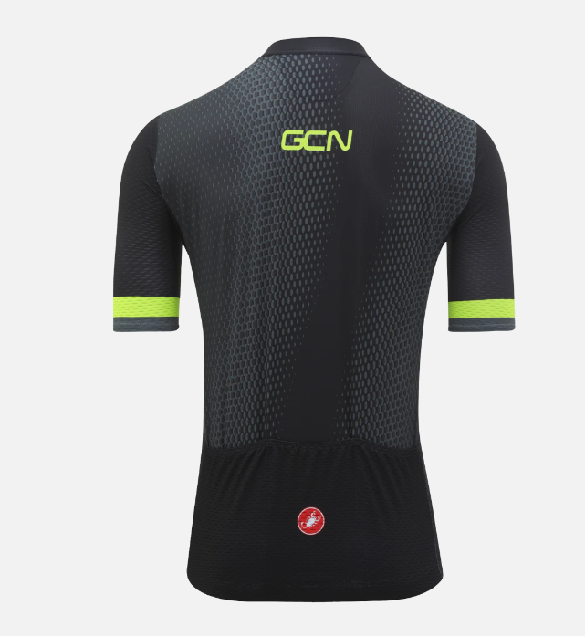 2021 GCN Castelli Competizione 2 Lime Stripe Jersey