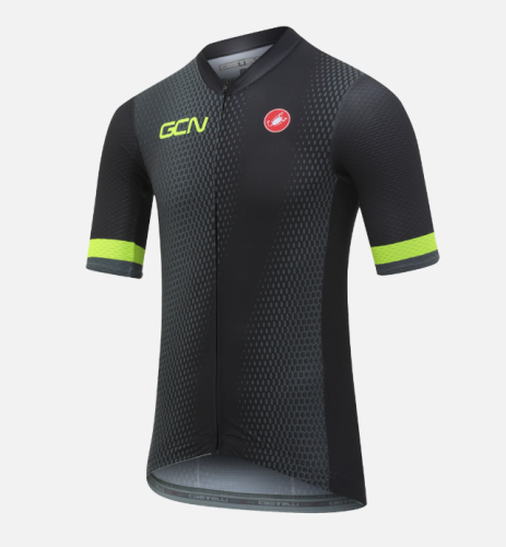 2021 GCN Castelli Competizione 2 Lime Stripe Jersey