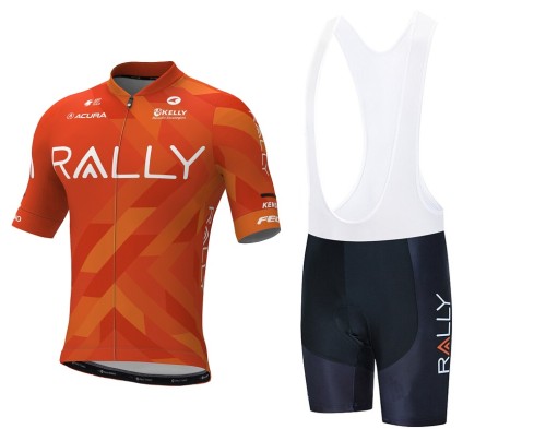 2021 Pro Team RALLY Cycling Jersey Bib shorts Set