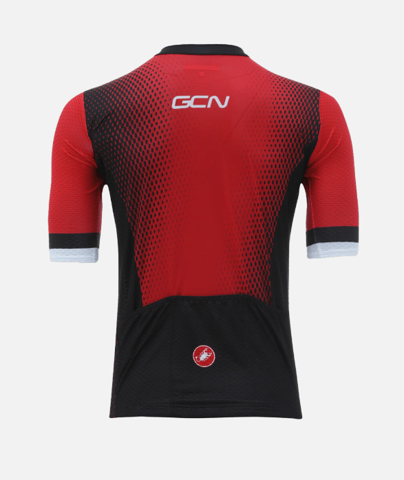 2021 GCN Castelli Competizione 2 Red Gradient Jersey