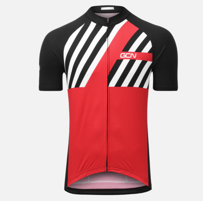 2021 GCN Stripes Fan Jersey - Red & Black