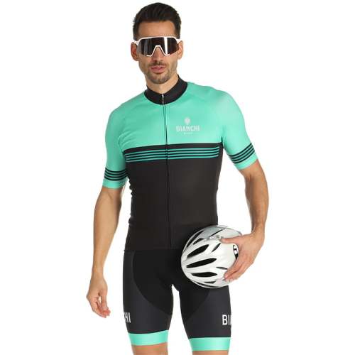 2021 BIANCHI MILANO SET (2 TEILE) PRIZZI SCHWARZ - GRÜN