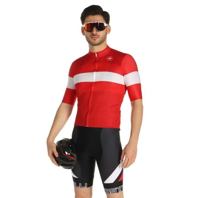 2021 CASTELLI SET (2 TEILE) LAMITICA ROT