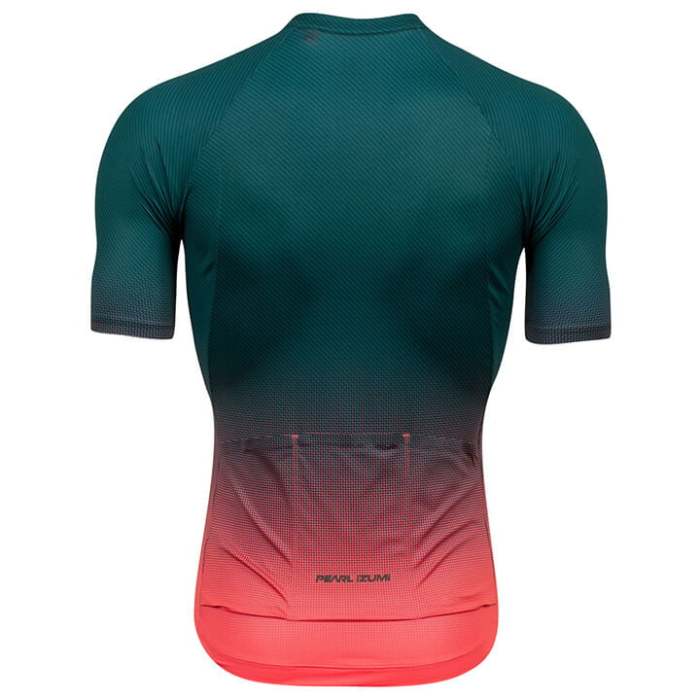 2021 PEARL IZUMI KURZARMTRIKOT INTERVAL ROT - GRÜN