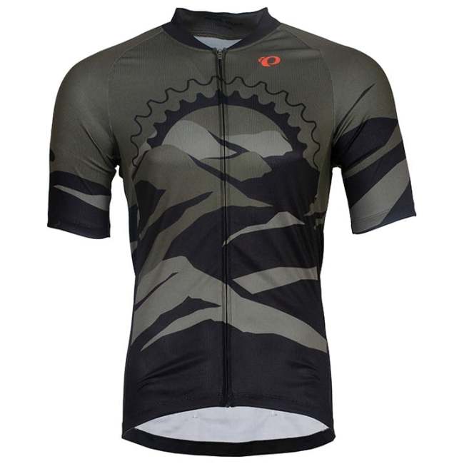 2021 PEARL IZUMI KURZARMTRIKOT LTD OLIVE - SCHWARZ