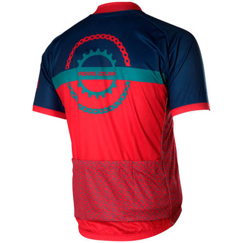 2021 PEARL IZUMI KURZARMTRIKOT SELECT ESCAPE LTD BLAU - ROT